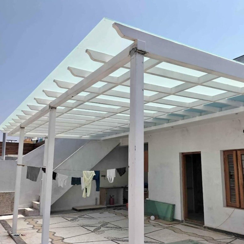 Toughened Glass Pergola Works in Chennai