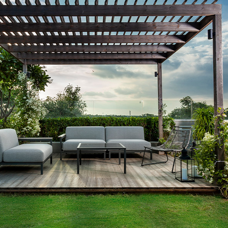 Toughened Glass Pergola Works in Chennai